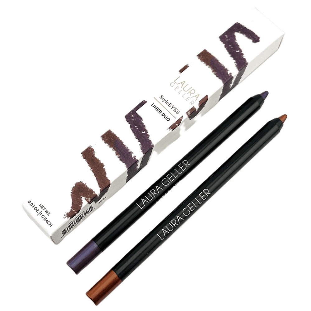 Laura Geller Purple and Brown Eyeliner Duo